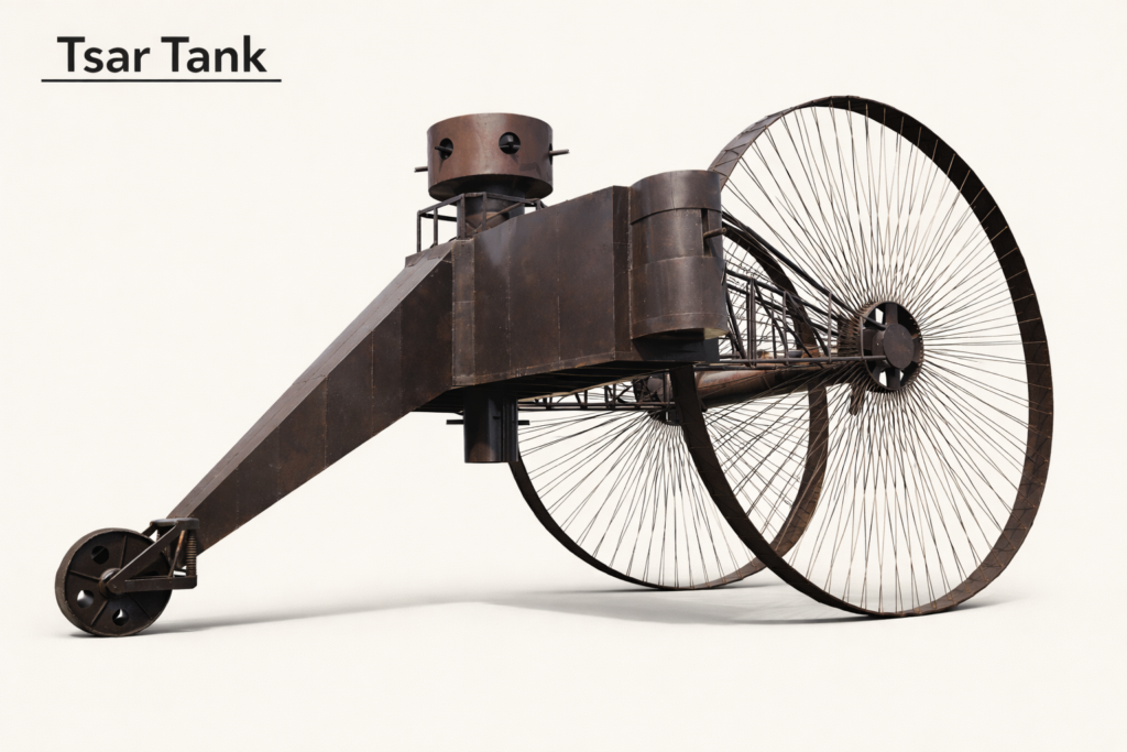 Russian Tsar Tank of Soviet era